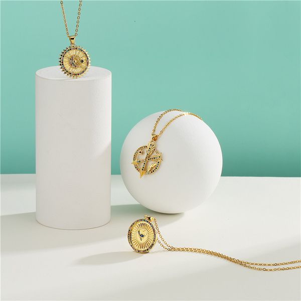 ins style fashion design color preserving electroplating geometric gold coin pendant necklace women's mixed micro inlaid zircon, Silver
ins style fashion design color preserving electroplating geometric gold coin pendant necklace women's mixed micro inlaid zircon, Silver