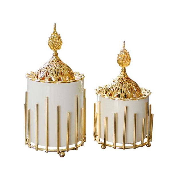 fragrance lamps incense burner vaporizer arab metal ceramic nested holder deskdecoration ornaments
fragrance lamps incense burner vaporizer arab metal ceramic nested holder deskdecoration ornaments