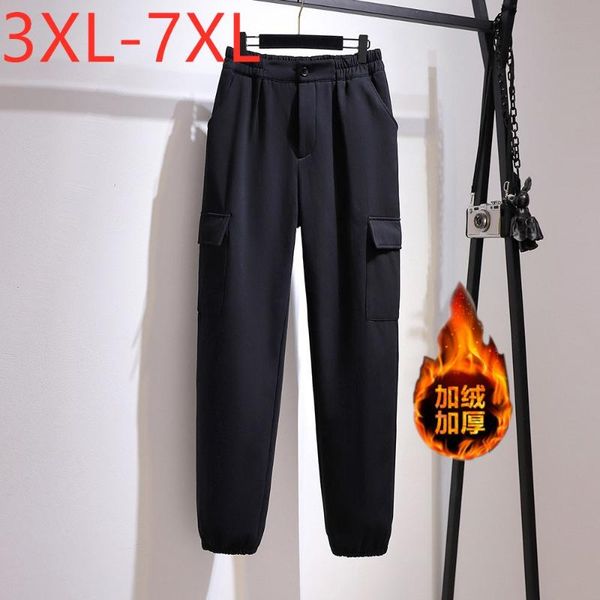 plus size pants ladies autumn winter for women large loose casual wool liner thick keep warm trousers 3xl 4xl 5xl 6xl 7xl, Black
plus size pants ladies autumn winter for women large loose casual wool liner thick keep warm trousers 3xl 4xl 5xl 6xl 7xl, Black
