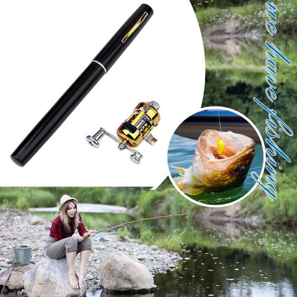 boat fishing rods portable pocket folding mini aluminum pen-shape rod w/ reel wheel lightweight outdoor accessories
boat fishing rods portable pocket folding mini aluminum pen-shape rod w/ reel wheel lightweight outdoor accessories