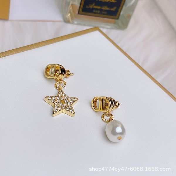 d family water drop pearl five pointed star studded earrings 2020 new products fashion temperament 925 sier needle forw1zp, Black
d family water drop pearl five pointed star studded earrings 2020 new products fashion temperament 925 sier needle forw1zp, Black