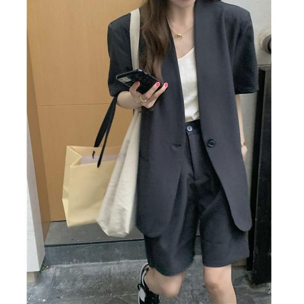 women's suits & blazers suit jacket retro 2021 summer loose thin section hong kong style casual mid-length black, White;black
women's suits & blazers suit jacket retro 2021 summer loose thin section hong kong style casual mid-length black, White;black