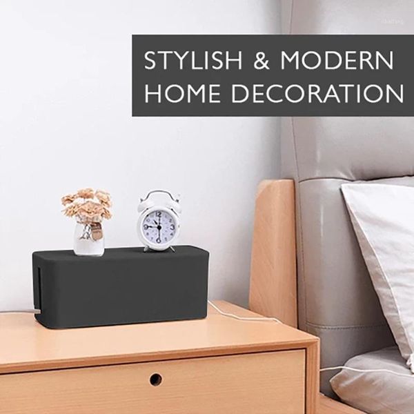 storage bottles & jars fashion safety plug box with cover power cable organizer container management case home decoration 2021
storage bottles & jars fashion safety plug box with cover power cable organizer container management case home decoration 2021