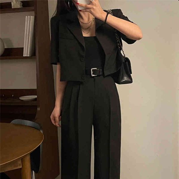 women's two piece pants summer office lady suits korean set women outfits short sleeve crop blazer and high waist long 2 4ox5, White
women's two piece pants summer office lady suits korean set women outfits short sleeve crop blazer and high waist long 2 4ox5, White