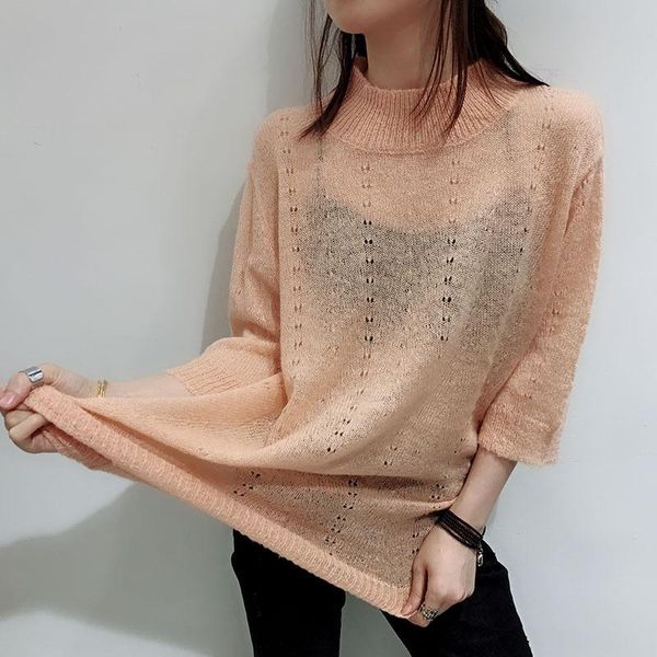 women's sweaters 2021 fashion women hollowed clothing, White;black