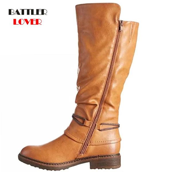 boots women winter knee-high round toe flat warm casual outdoor botas for female solid color zipper western cowgirl footwear, Black
boots women winter knee-high round toe flat warm casual outdoor botas for female solid color zipper western cowgirl footwear, Black