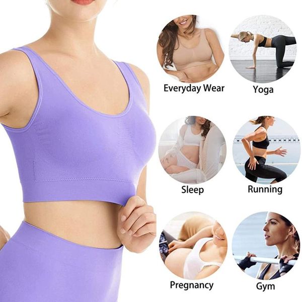 40# 3-pack women seamless sports bra wireyoga harajuku with removable pads short slim tank mujer camisetas outfit
40# 3-pack women seamless sports bra wireyoga harajuku with removable pads short slim tank mujer camisetas outfit
