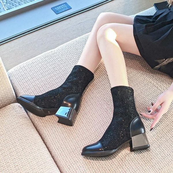 boots 2021 women's singles short design shoes autumn winter ins tide thick high heels platform, Black
boots 2021 women's singles short design shoes autumn winter ins tide thick high heels platform, Black