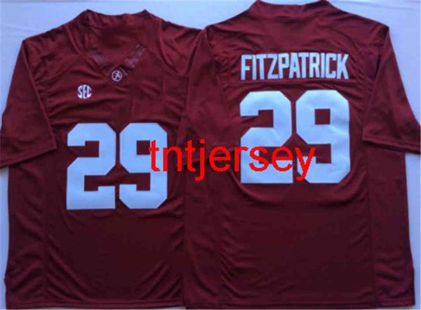 custom new men's alabama crimson tide red #29 fitzpatrick football jersey men women youth stitch add any name number xs-5xl, Black
custom new men's alabama crimson tide red #29 fitzpatrick football jersey men women youth stitch add any name number xs-5xl, Black