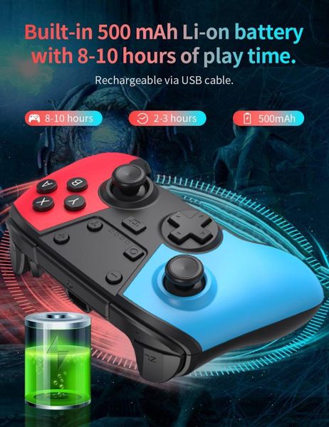 professional wireless game controller for switch bluetooth gamepad ns joystic controllers & joysticks 
professional wireless game controller for switch bluetooth gamepad ns joystic controllers & joysticks