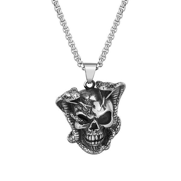 pendant necklaces 2022 simple creative necklace skull men's fashion punk jewelry youth, Silver
pendant necklaces 2022 simple creative necklace skull men's fashion punk jewelry youth, Silver