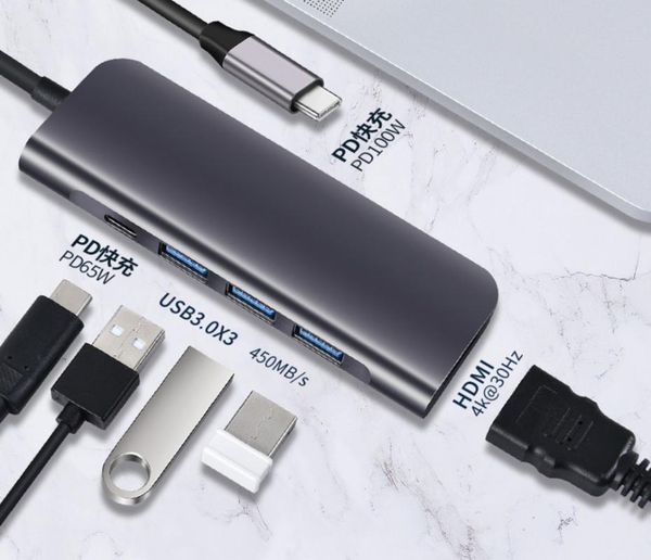 hubs type-c five in one multi-function docking station usb-c to -compatible converter pd fast charging usb3.0 hub
hubs type-c five in one multi-function docking station usb-c to -compatible converter pd fast charging usb3.0 hub