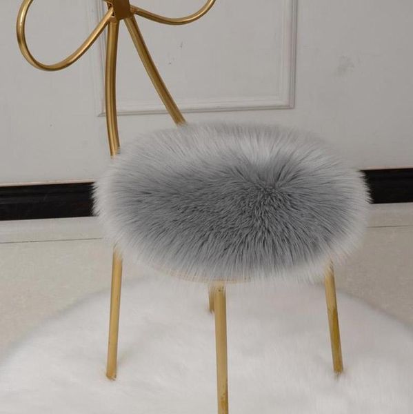 cushion/decorative pillow solid color soft round seat mats winter warm plush chair cushion thicken floor cushions stool pad imitation wool c
cushion/decorative pillow solid color soft round seat mats winter warm plush chair cushion thicken floor cushions stool pad imitation wool c