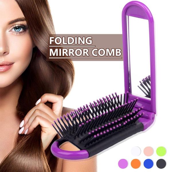 hair brushes selling 1pcs pocket size purse travel comb professional combs with mirror cute anti-static rainbow, Silver
hair brushes selling 1pcs pocket size purse travel comb professional combs with mirror cute anti-static rainbow, Silver