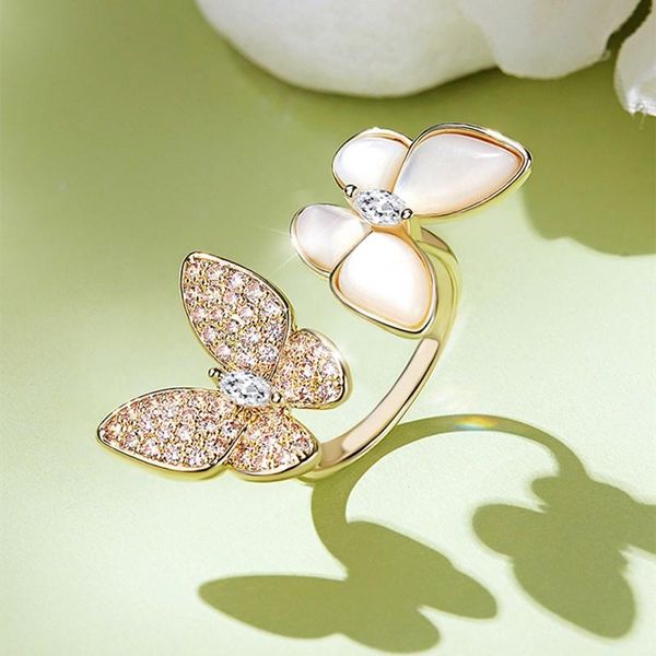 wedding rings light luxury sense of zircon butterfly ring three-dimensional super fairy for women opening niche design index finger jewelly, Slivery;golden
wedding rings light luxury sense of zircon butterfly ring three-dimensional super fairy for women opening niche design index finger jewelly, Slivery;golden
