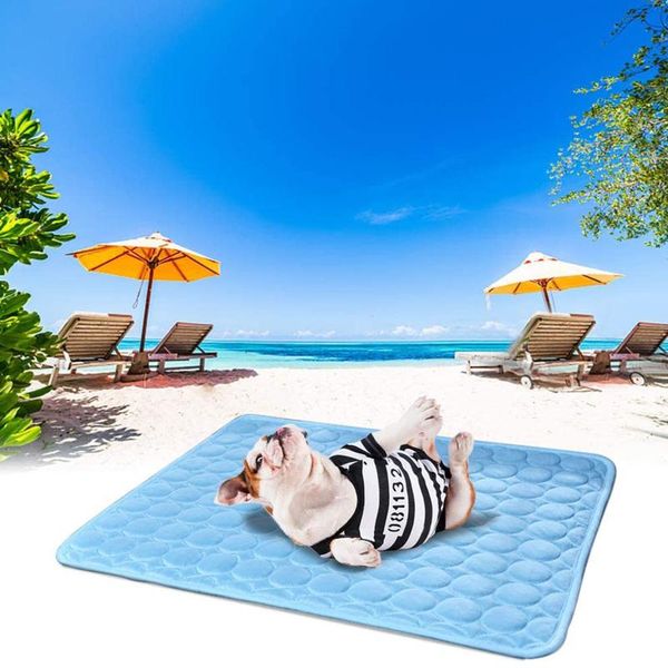 dog ice silk mat summer pet sleeping cooling lce kennels & pens