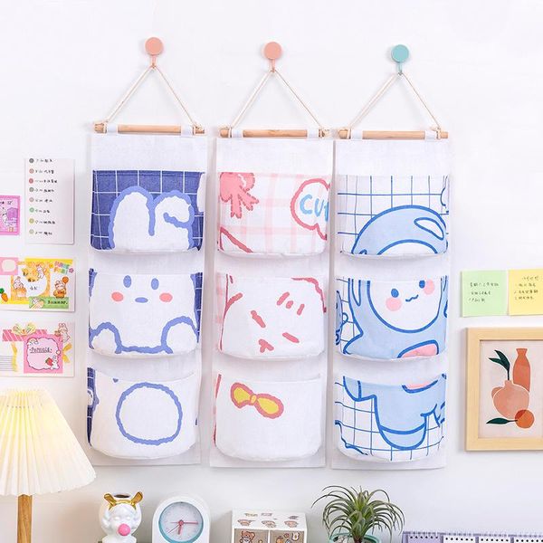 storage bags zollor creative cotton linen fabric bag triple hanging sundries behind the door three-layer
storage bags zollor creative cotton linen fabric bag triple hanging sundries behind the door three-layer