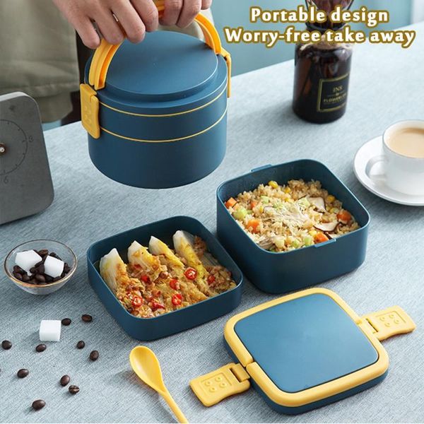 dinnerware sets 1100ml portable 2 layer healthy lunch box container microwave oven bento boxes with cutlery lunchbox
dinnerware sets 1100ml portable 2 layer healthy lunch box container microwave oven bento boxes with cutlery lunchbox