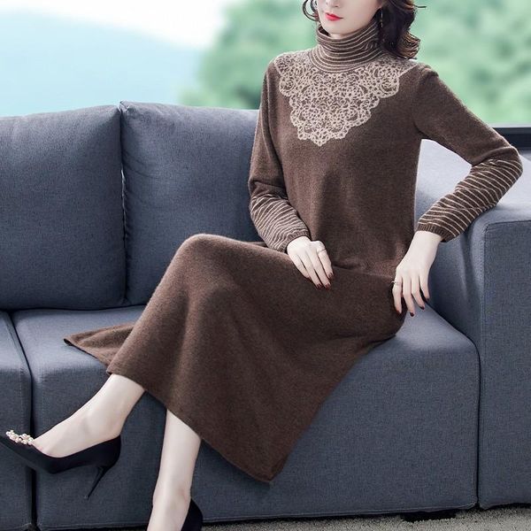 casual dresses turtleneck knitted dress striped print women's 2021 autumn winter sweater cashmere women long party vestidos, Black;gray
casual dresses turtleneck knitted dress striped print women's 2021 autumn winter sweater cashmere women long party vestidos, Black;gray