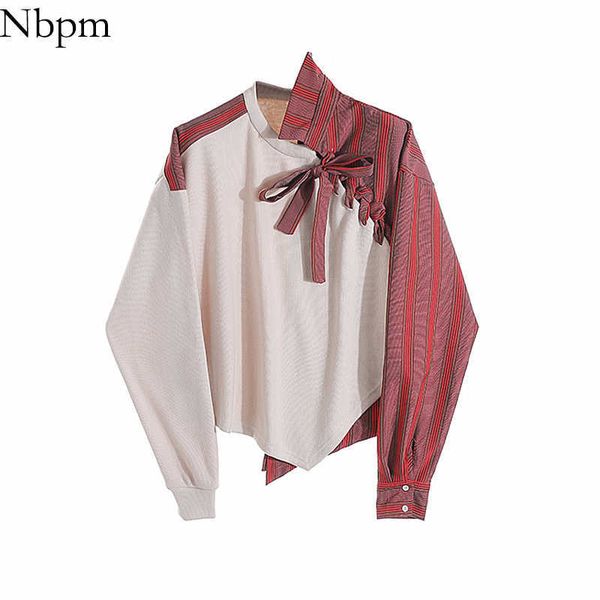 nbpm women blouses fashion patchwork blouses irregular shirt blusas mujer elegant long sleeve women's clothing female 210529, White
nbpm women blouses fashion patchwork blouses irregular shirt blusas mujer elegant long sleeve women's clothing female 210529, White