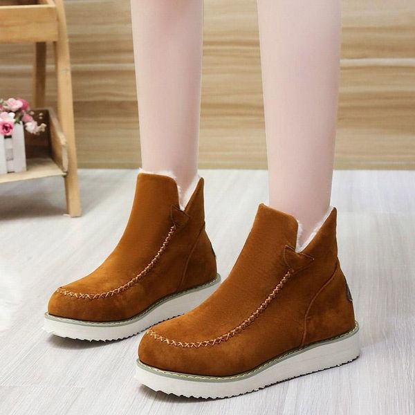 boots wotte autumn winter women snow round toe ankle warm plush slip-on shoes flats black brown women's size 4
boots wotte autumn winter women snow round toe ankle warm plush slip-on shoes flats black brown women's size 4