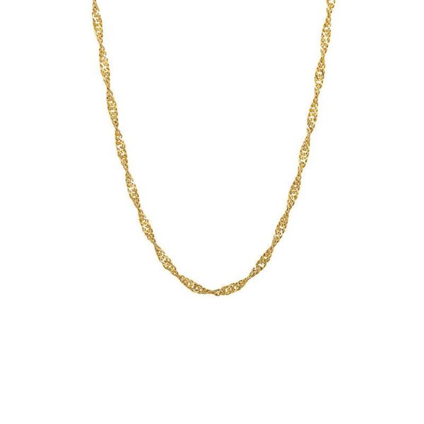 women's 24k gold plated necklace chains njgn077 fashion wedding gift yellow gold plate chain necklaces, Silver
women's 24k gold plated necklace chains njgn077 fashion wedding gift yellow gold plate chain necklaces, Silver