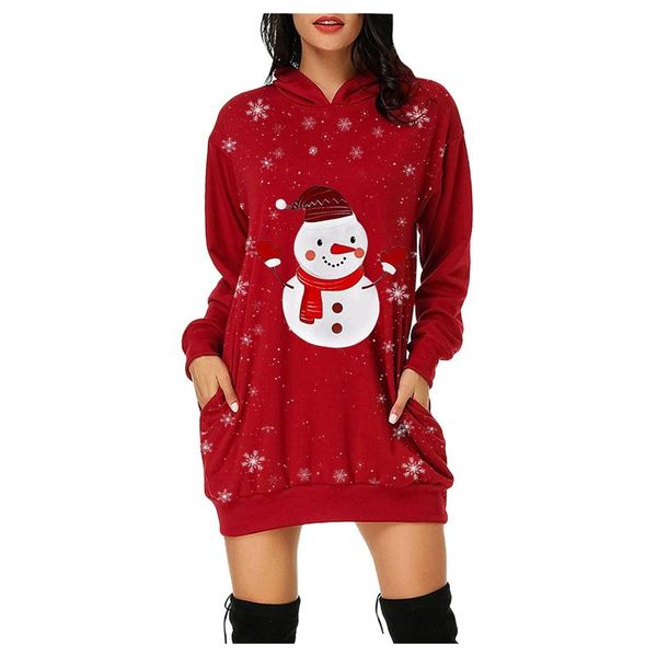women's hoodies & sweatshirts fashion christmas snowman hoodie bag hip pocket print dress 2021 retro elegant -coming, Black
women's hoodies & sweatshirts fashion christmas snowman hoodie bag hip pocket print dress 2021 retro elegant -coming, Black