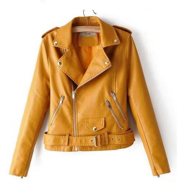 women's leather & faux 2021 women clothing fashion slim coat jacket zipper lapel pu motorcycle short, Black
women's leather & faux 2021 women clothing fashion slim coat jacket zipper lapel pu motorcycle short, Black