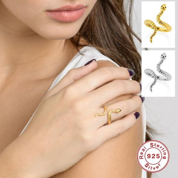 cluster rings gs 925 sterling silver gold adjustable snake big animal resizable luxury round circle women fine ring jewelry, Golden;silver
cluster rings gs 925 sterling silver gold adjustable snake big animal resizable luxury round circle women fine ring jewelry, Golden;silver