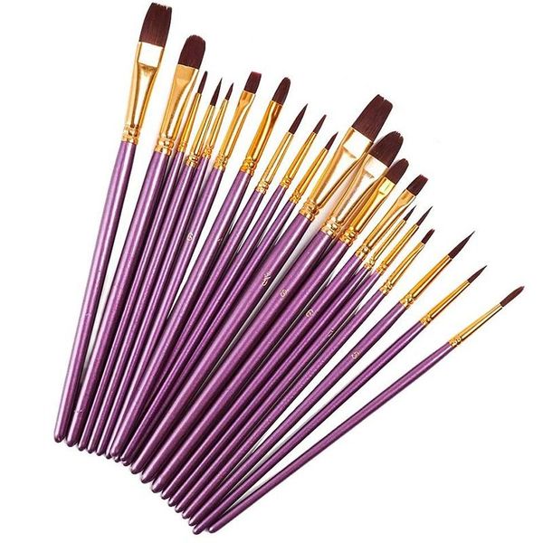 nail art kits 20pcs paint brush set artist brushes for watercolor, oil paintings canvas, ceramic, clay, wood & models
nail art kits 20pcs paint brush set artist brushes for watercolor, oil paintings canvas, ceramic, clay, wood & models