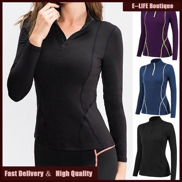 ong sleeve yoga shirts sport fitness gym sports wear for women push up running full clothes black jerseys, Black;blue
ong sleeve yoga shirts sport fitness gym sports wear for women push up running full clothes black jerseys, Black;blue