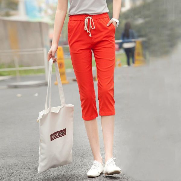 women's pants & capris 2021 summer casual calf-length fashion cotton linen crops elastic waist harem plus size d190534, Black;white
women's pants & capris 2021 summer casual calf-length fashion cotton linen crops elastic waist harem plus size d190534, Black;white