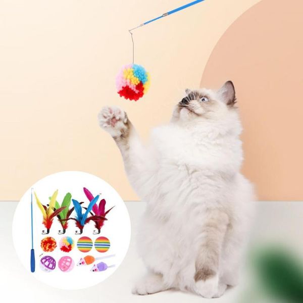 cat toys 70% drop13pcs/set cats toy set colorful retractable plush extendable metal pole for pet
cat toys 70% drop13pcs/set cats toy set colorful retractable plush extendable metal pole for pet