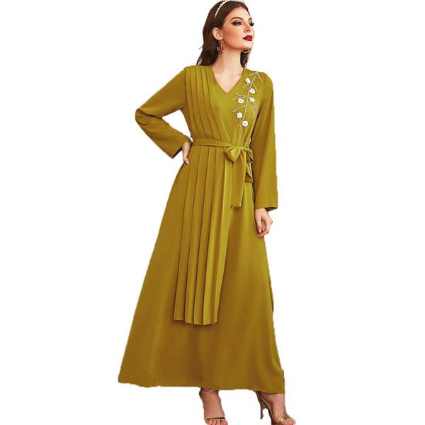 casual dresses yellow dress women 2021 spring autumn europe and america plus size loose v-neck long sleeve temperament feminina n929, Black;gray
casual dresses yellow dress women 2021 spring autumn europe and america plus size loose v-neck long sleeve temperament feminina n929, Black;gray