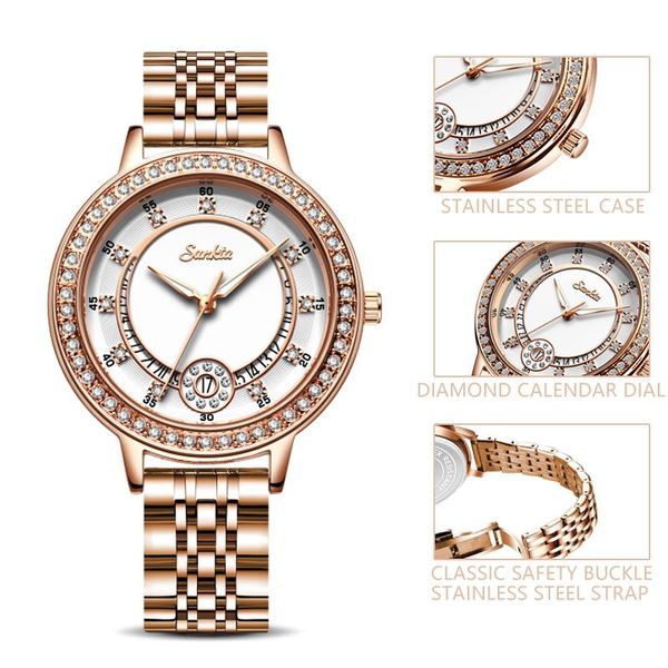 wristwatches sunkta women watches watch simple quartz waterproof fashion wristwatch for womens female gift clock, Slivery;brown
wristwatches sunkta women watches watch simple quartz waterproof fashion wristwatch for womens female gift clock, Slivery;brown