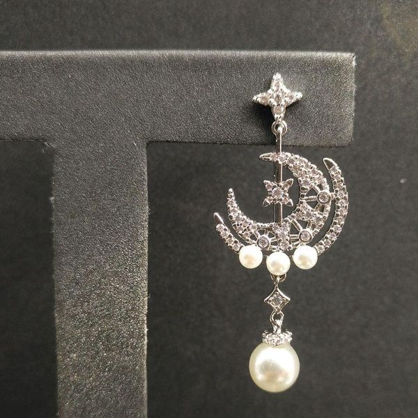 hoop & huggie s925 sterling silver earrings single moon star female pendant pearl jewelry fashion bohemian classic style, Golden;silver
hoop & huggie s925 sterling silver earrings single moon star female pendant pearl jewelry fashion bohemian classic style, Golden;silver