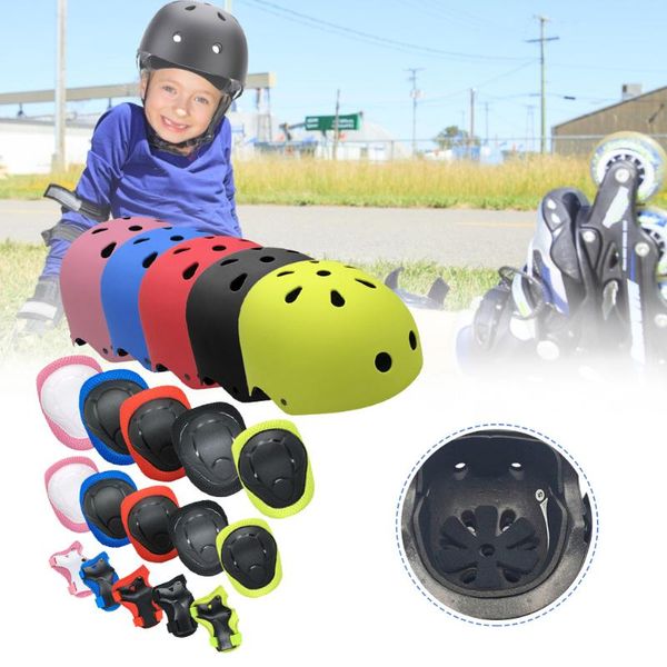cycling helmets protective gear set for youth 7pcs/set kids roller skating skateboard bicycle helmet knee wrist guard elbow pad boys girls
cycling helmets protective gear set for youth 7pcs/set kids roller skating skateboard bicycle helmet knee wrist guard elbow pad boys girls