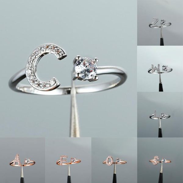 cluster rings minimalist female a-z letter adjustable ring charm rose gold silver engagement for women dainty white crystal wedding, Golden;silver
cluster rings minimalist female a-z letter adjustable ring charm rose gold silver engagement for women dainty white crystal wedding, Golden;silver