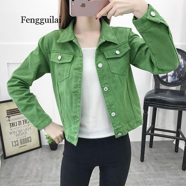 women's jackets fashion jeans jacket women spring 2xl xl autumn hand brush long sleeve stretch short denim white pink coats, Black;brown
women's jackets fashion jeans jacket women spring 2xl xl autumn hand brush long sleeve stretch short denim white pink coats, Black;brown