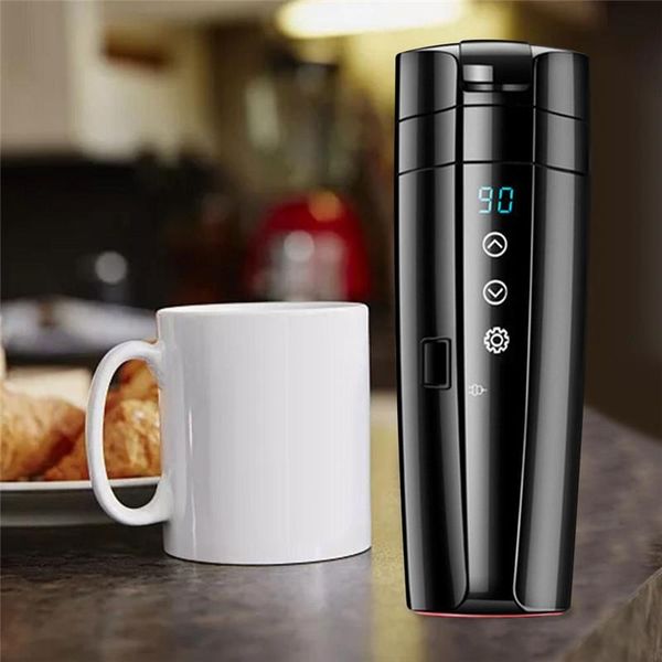 water bottles portable 350ml stainless steel car heating cup 12v/24v electric lcd display temperature kettle coffee tea milk heated
water bottles portable 350ml stainless steel car heating cup 12v/24v electric lcd display temperature kettle coffee tea milk heated