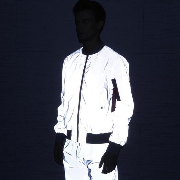 Fashion Jacket Reflective Outdoor Sports Windbreaker Harajuku Hip Hop Men' Flying, Gray
Fashion Jacket Reflective Outdoor Sports Windbreaker Harajuku Hip Hop Men' Flying, Gray
