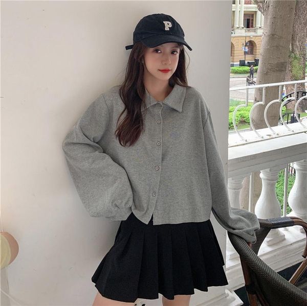 women's hoodies & sweatshirts real po of autumn clothing collar sweater thin high waist small, Black
women's hoodies & sweatshirts real po of autumn clothing collar sweater thin high waist small, Black