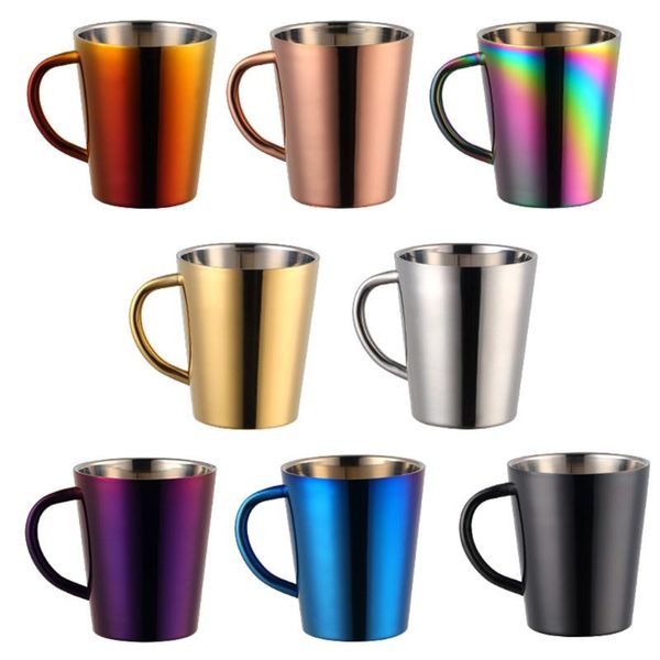 mugs 304 double layer insulated mug 300ml with handle gift for family or friends office bedroom and school shatterproof
mugs 304 double layer insulated mug 300ml with handle gift for family or friends office bedroom and school shatterproof