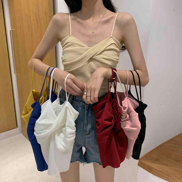 women's tanks & camis knitted ole womens halter female summer sleeveless slim crop women clothes roupas femininas l7, White
women's tanks & camis knitted ole womens halter female summer sleeveless slim crop women clothes roupas femininas l7, White