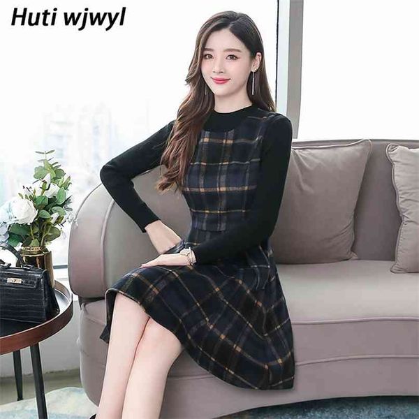 sweater+woolen dress winter two-piece suit women wool plaid vest 3xl plus size sweater bodycon black party chic sets 210528, White
sweater+woolen dress winter two-piece suit women wool plaid vest 3xl plus size sweater bodycon black party chic sets 210528, White