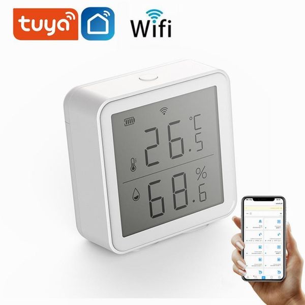 smart home control wifi temperature and humidity sensor digital intelligent available for life tuya
smart home control wifi temperature and humidity sensor digital intelligent available for life tuya