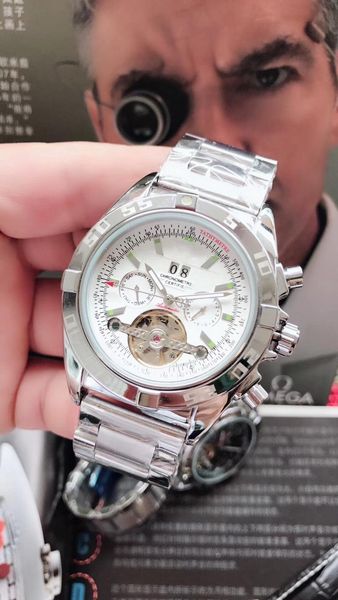 wristwatches men automatic self wind mechanical watches stainless steel black tourbillion sport watch, Slivery;brown
wristwatches men automatic self wind mechanical watches stainless steel black tourbillion sport watch, Slivery;brown