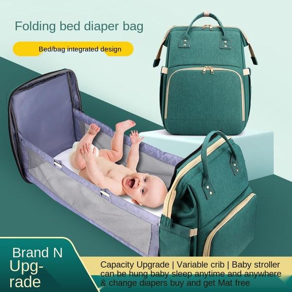backpack style portable folding baby bed mom bag, multi-functional mother and double shoulder bag
backpack style portable folding baby bed mom bag, multi-functional mother and double shoulder bag