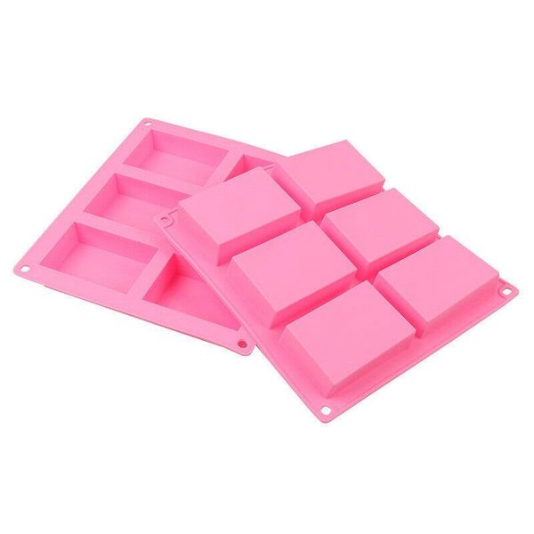 craft tools silicone soap mould 6 cavity rectangle bake tray portable for homemade diy mold scvd889
craft tools silicone soap mould 6 cavity rectangle bake tray portable for homemade diy mold scvd889