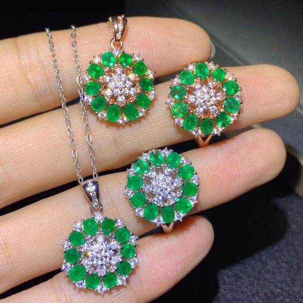 natural green emerald gemstone ring earring and necklace silverjewelry set for women selling gift style bracelet, earrings &, Black
natural green emerald gemstone ring earring and necklace silverjewelry set for women selling gift style bracelet, earrings &, Black